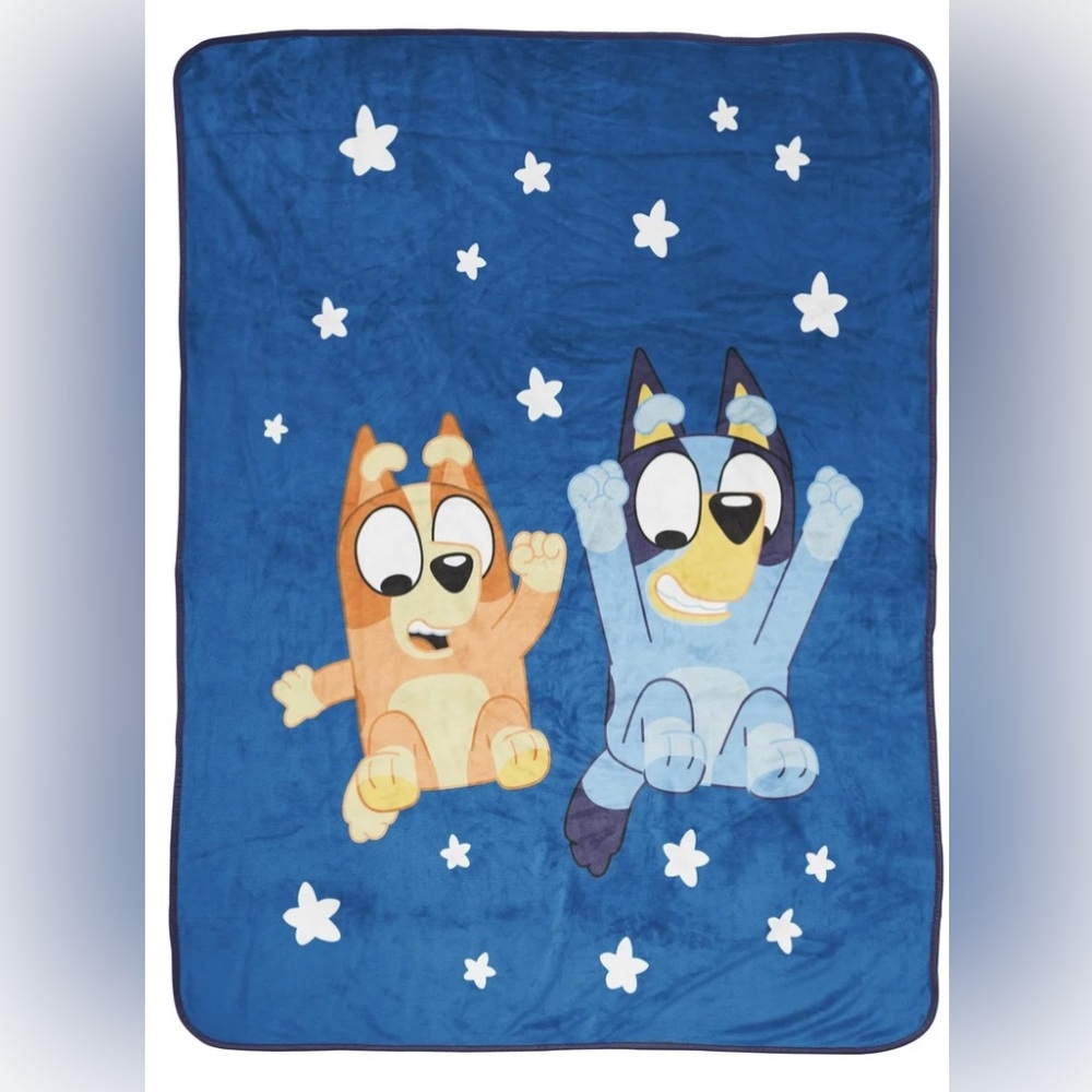 Bluey and Bingo 46”x60” Throw NWT